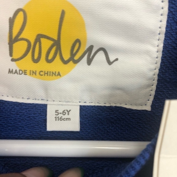 Boden royal blue Boys sweater 5-6 y, 100% cotton, brand new with tag - Picture 5 of 8